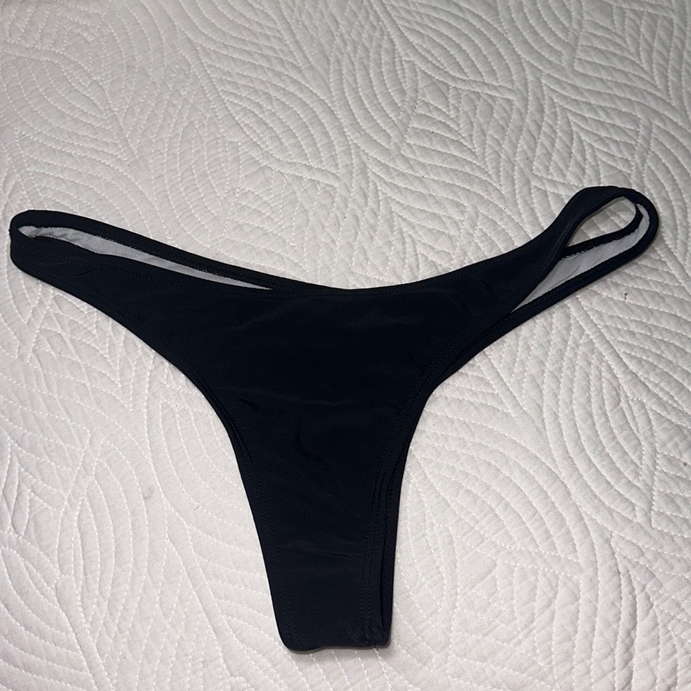 Black bikini bottom